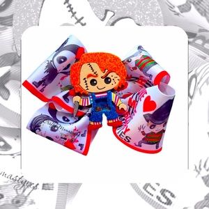 I ❤️ horror hairbow 🎀